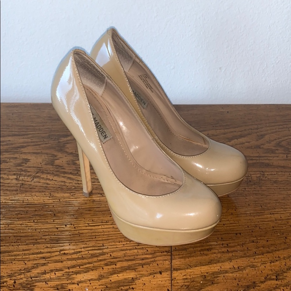 Nude Steve Madden Heels